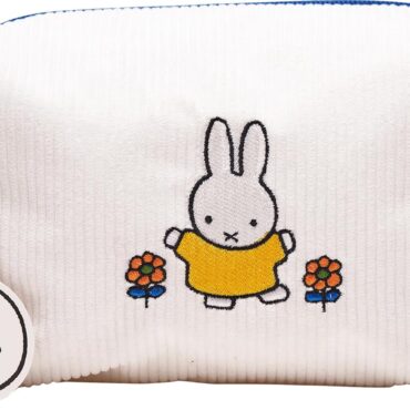 The Crème Shop Miffy Perfect Travel Makeup Bag, Cute Zipper Toiletry Pouch