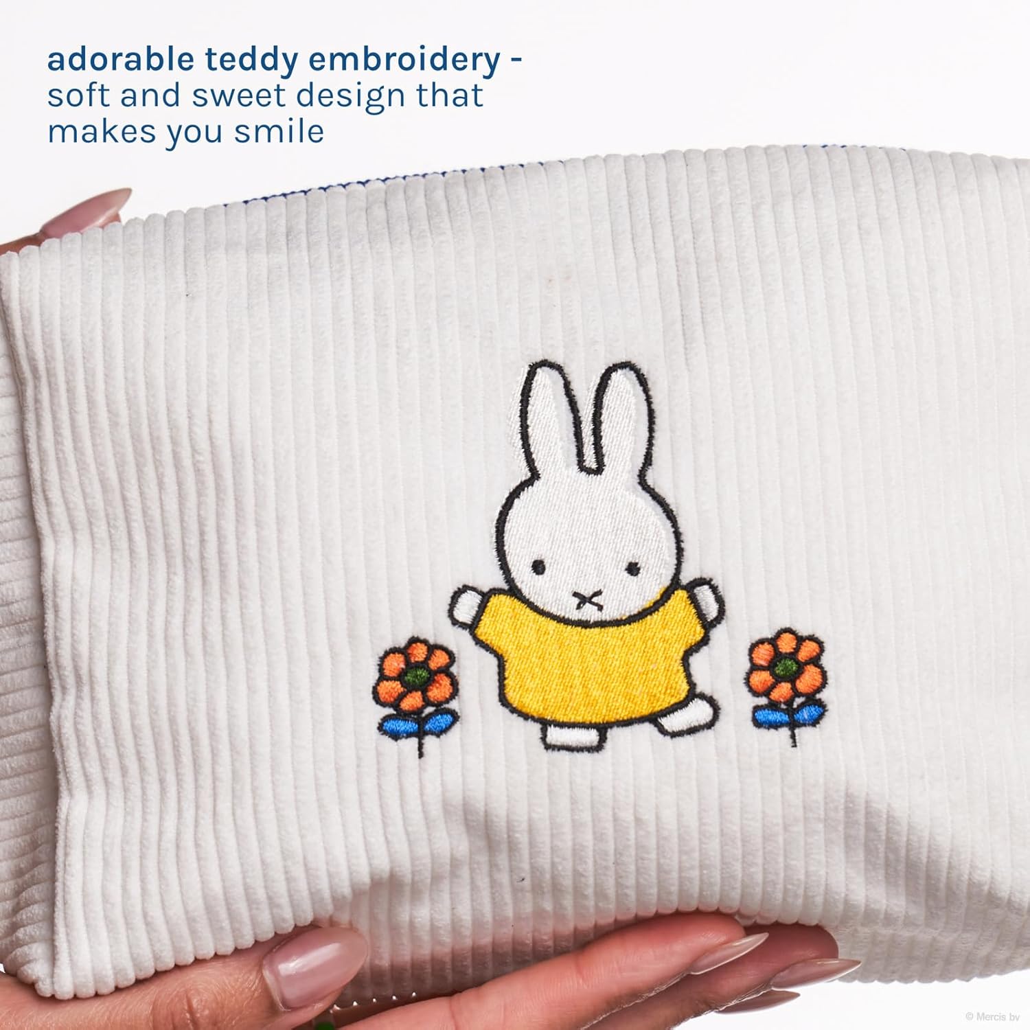The Crème Shop Miffy Perfect Travel Makeup Bag, Cute Zipper Toiletry Pouch - Image 3