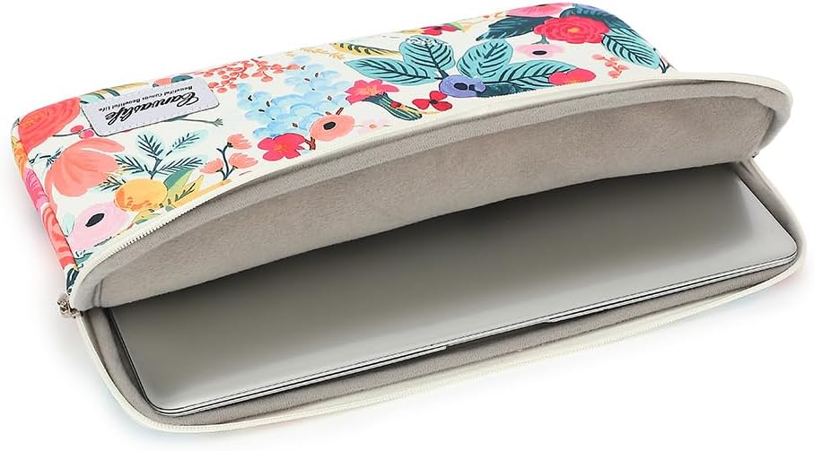 Canvaslife Garden Rose Waterproof Patten Laptop Sleeve 14 inch 14.0 inch Laptop case Bag - Image 3
